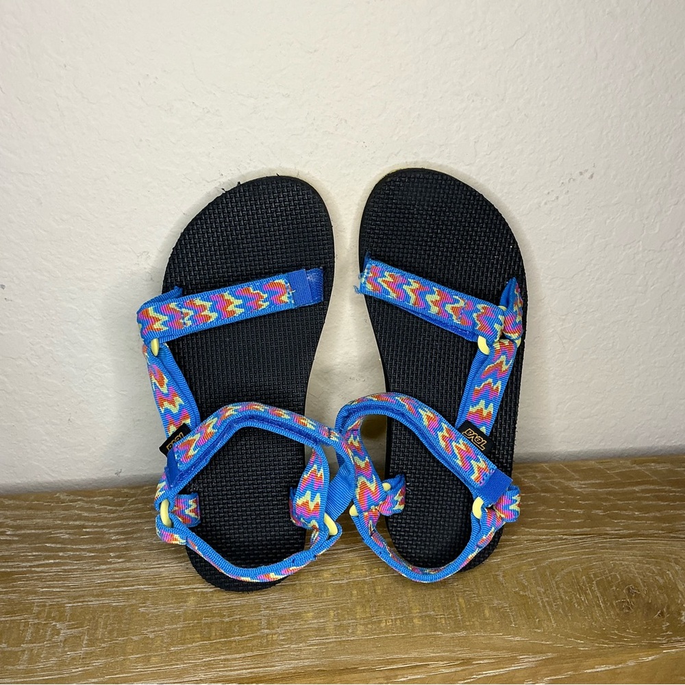 Teva Original Universal Sandals Kids Size 4 Multi Color